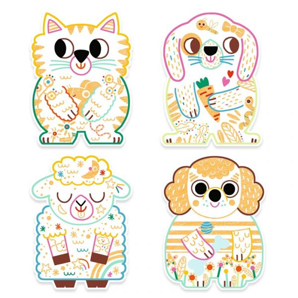 COLOREAR ANIMALES DOMESTICOS