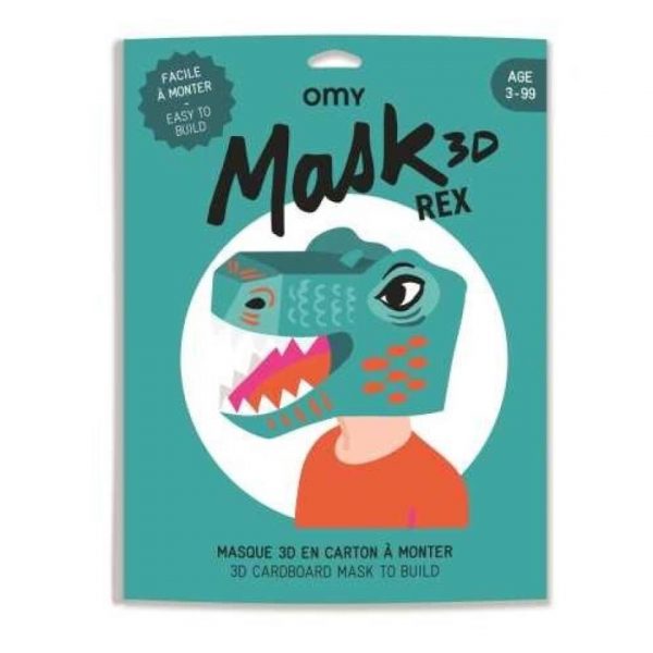 MÁSCARA OMY 3D DINOSAURIO REX