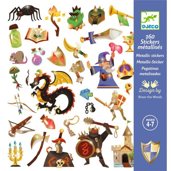 PEGATINAS FANTASIA MEDIEVAL