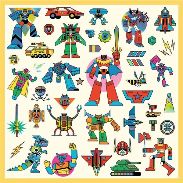 PEGATINAS ROBOTS