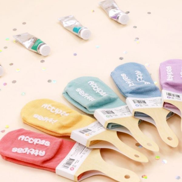 RAINBOW ANTI-SLIP SOCKS YELLOW