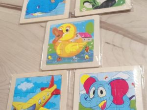 PUZZLE DE MADERA VARIADO PARA CUMPLES