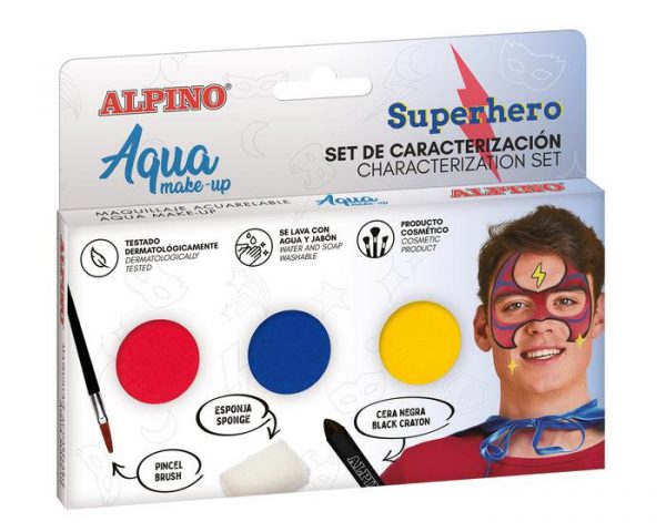 SET MAQUILLAJE SUPERHEROES