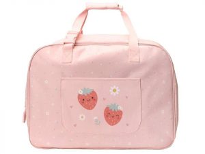 BOLSO DE PLAYA CON REJILLA STRAWBERRIES