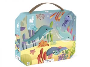 PUZLE DE LOS ANIMALES MARINOS-36PZAS