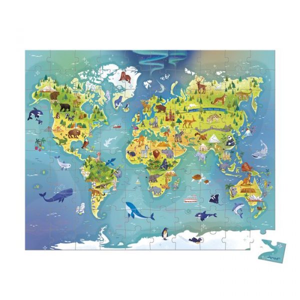 PUZLE DEL MUNDO-100 PZAS