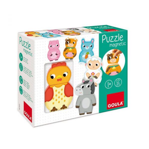 PUZZLE MAGNETICO ANIMALES GRANJA