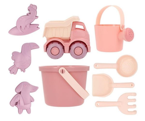 SET DE JUGUETES DE PLAYA OLD ROSE