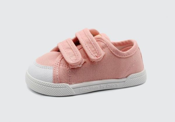 BLANDITOS ZAPATILLAS LONA COCO ROSA