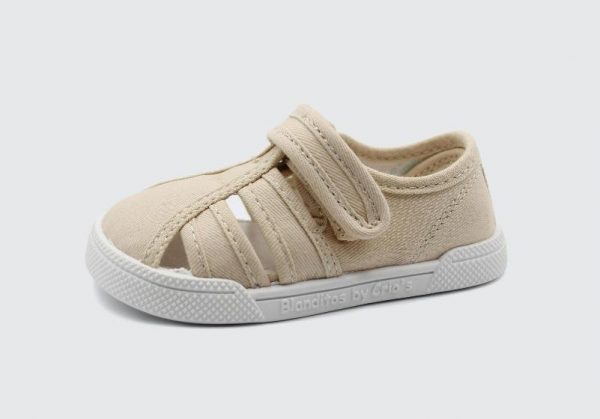 BLANDITOS ZAPATILLAS LONA MANGO BEIG