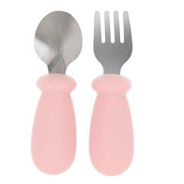 CUBIERTOS DE APRENDIZAJE LIGHT PINK