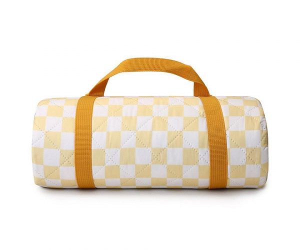 MANTA PICNIC STRIPES YELOW CHESS