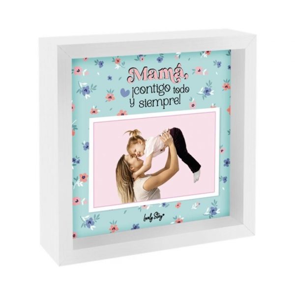 MARCO DE FOTOS SOBLE-MAMA CONTIGO TODO Y SIEMPRE