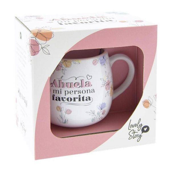 TAZA OVALADA 400ML-ABUELA MI PERSONA FAVORITA