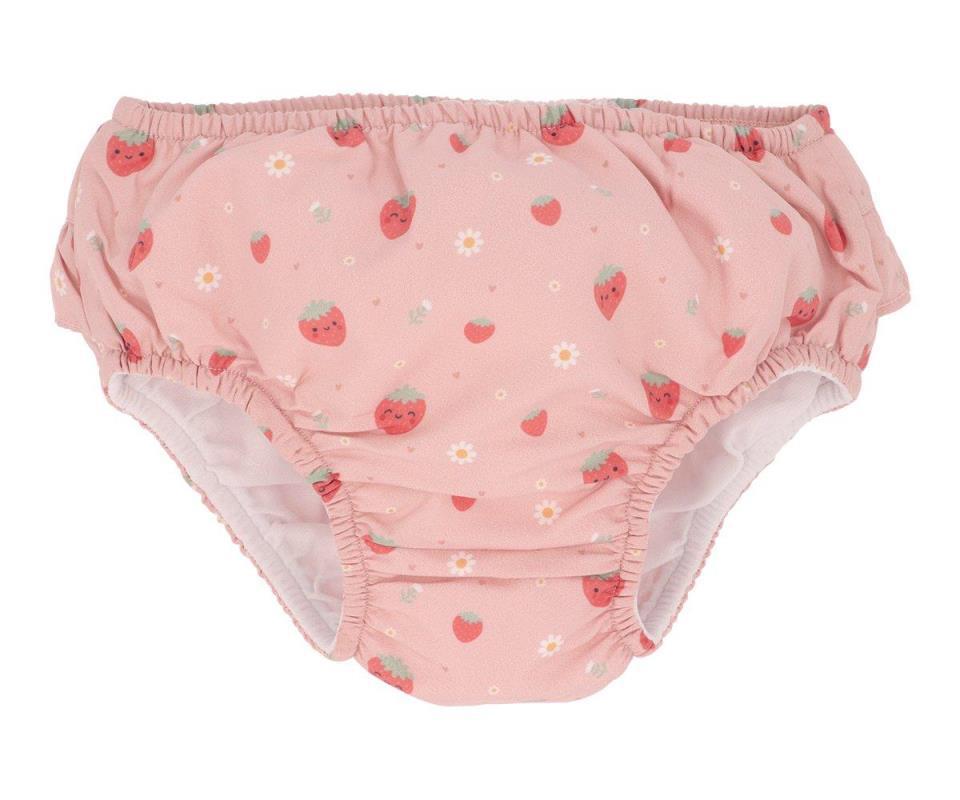 BAÑADOR PAÑAL VOLANTES STRAWBERRIES - Imagen 2