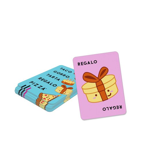 JUEGO DE CARTAS TACO,GORRO,TARTA,REGALO,PIZZA - Imagen 4