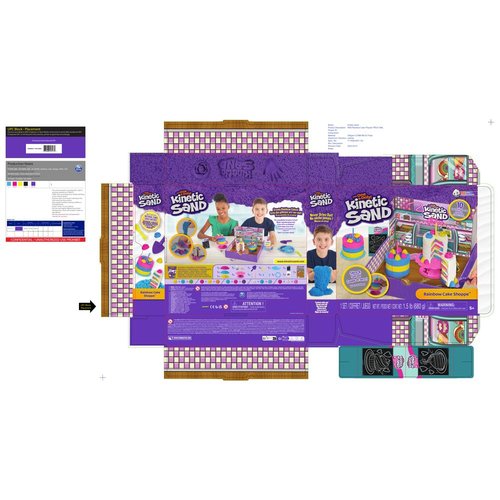 KINETIC SAND RAINBOW CAKE PLAYSET - Imagen 3