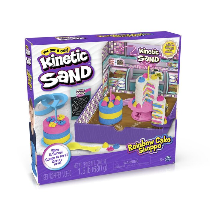 KINETIC SAND RAINBOW CAKE PLAYSET