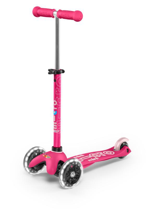 PATINETE MINI DELUXE LED ROSA MICRO