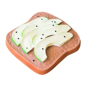 Mordedor Tostada Aguacate de Caucho natural