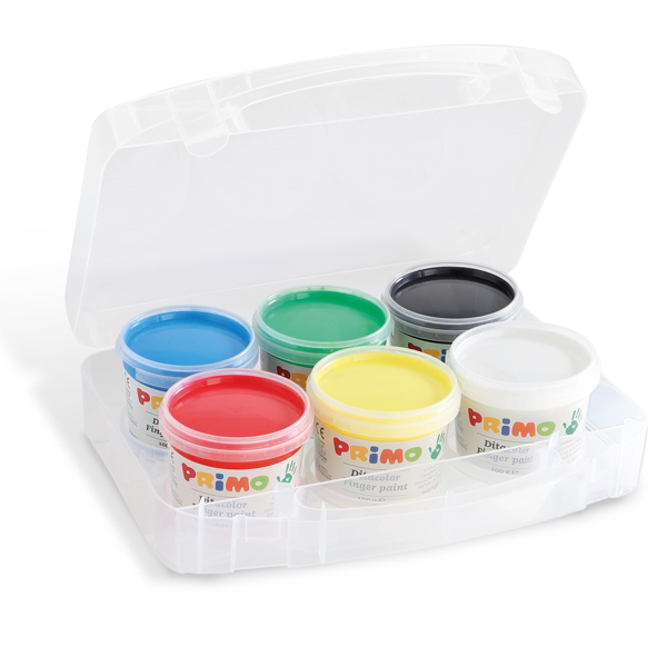 PINTURA DE DEDOS PARA TEXTILES 6 COLORES - Imagen 3