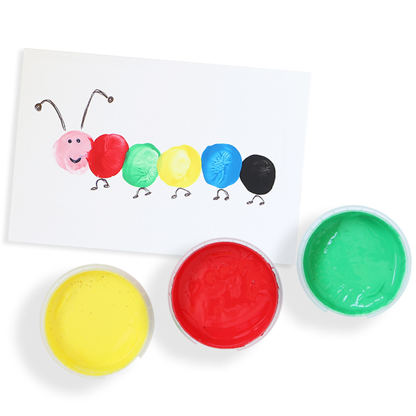 PINTURA DE DEDOS PARA TEXTILES 6 COLORES - Imagen 4