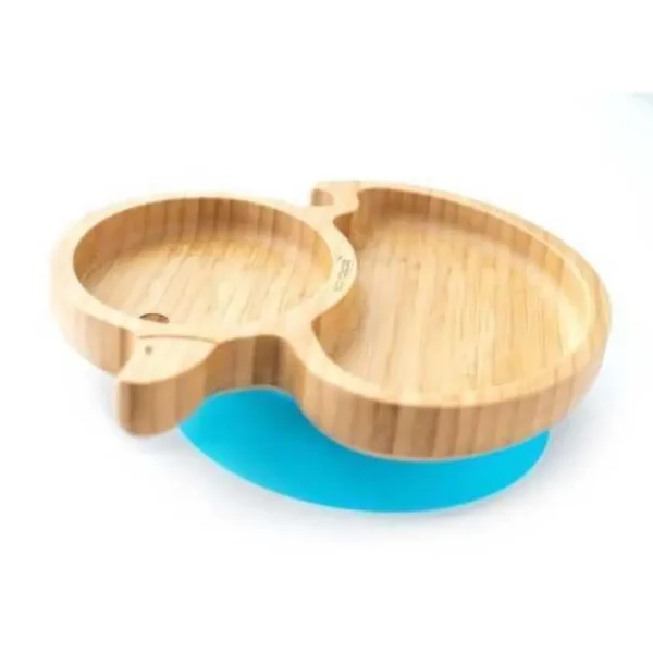 PLATO BAMBOO PATO AZUL ECO RASCALS - Imagen 2