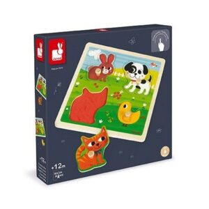 PUZLE TÁCTIL MIS PRIMEROS ANIMALES