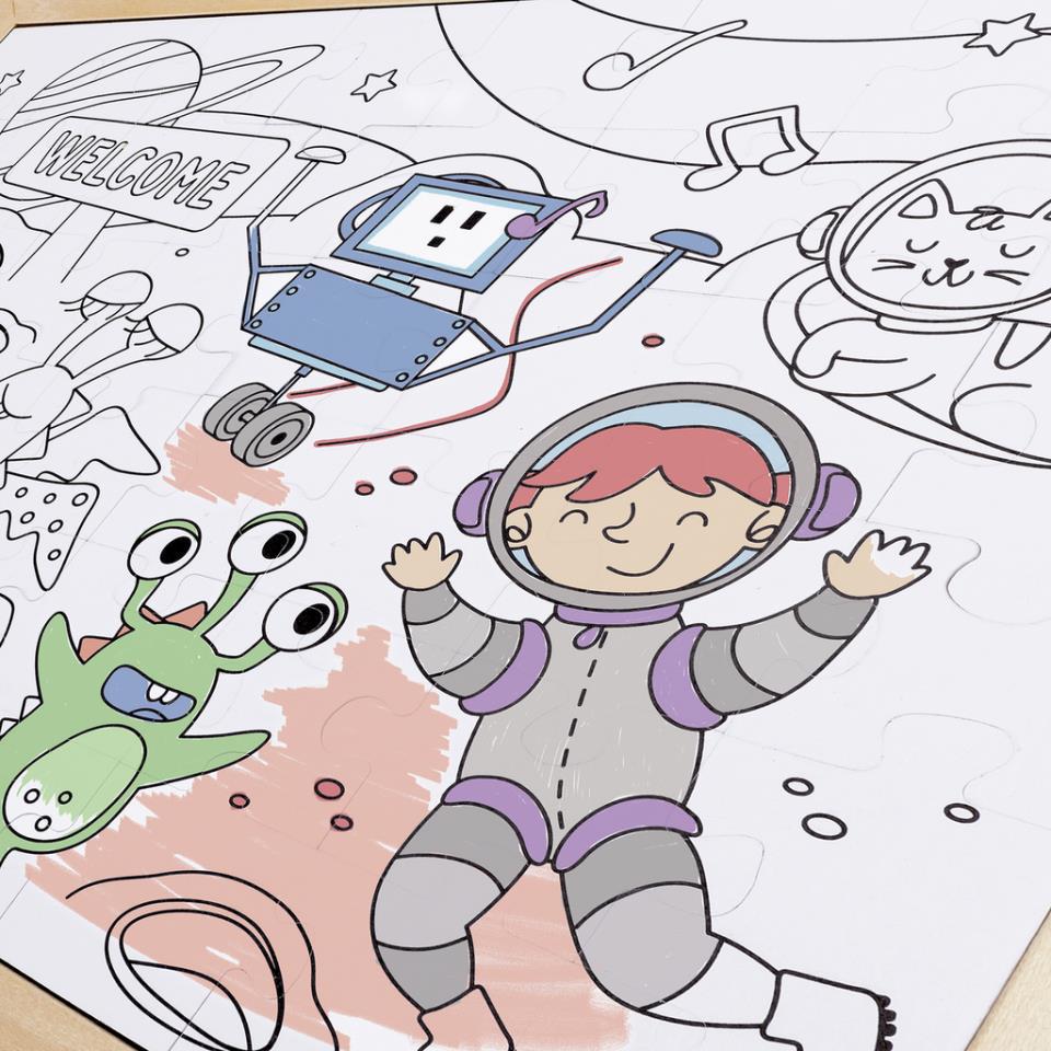 PUZZLE AMIGOS DEL ESPACIO - Imagen 4