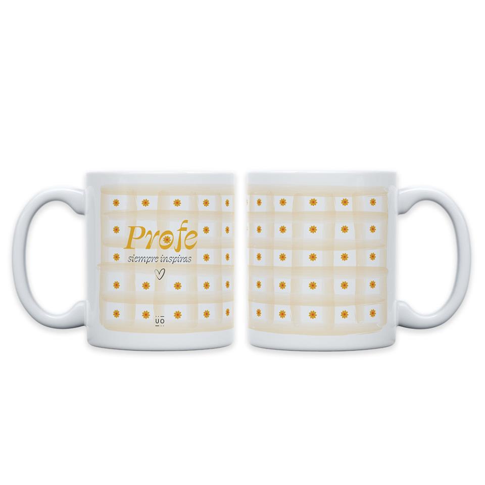 TAZA PROFE SIEMPRE INSPIRAS