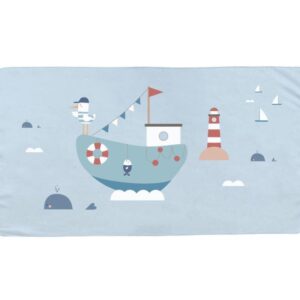 TOALLA PLAYA ANTIARENA FISHING BOAT