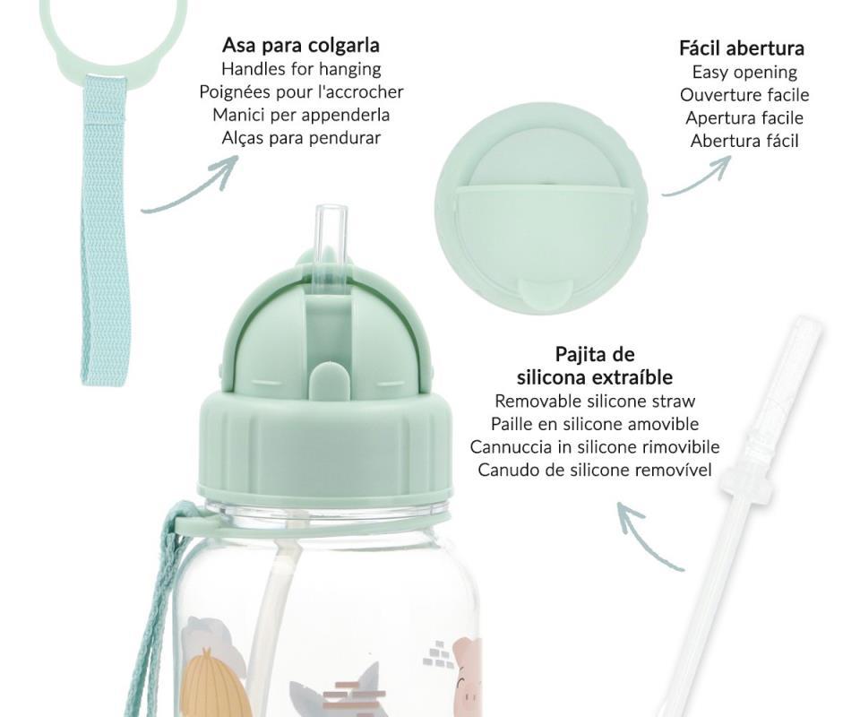 BOTELLA PLASTICO THE THREE LITTLE PIGS