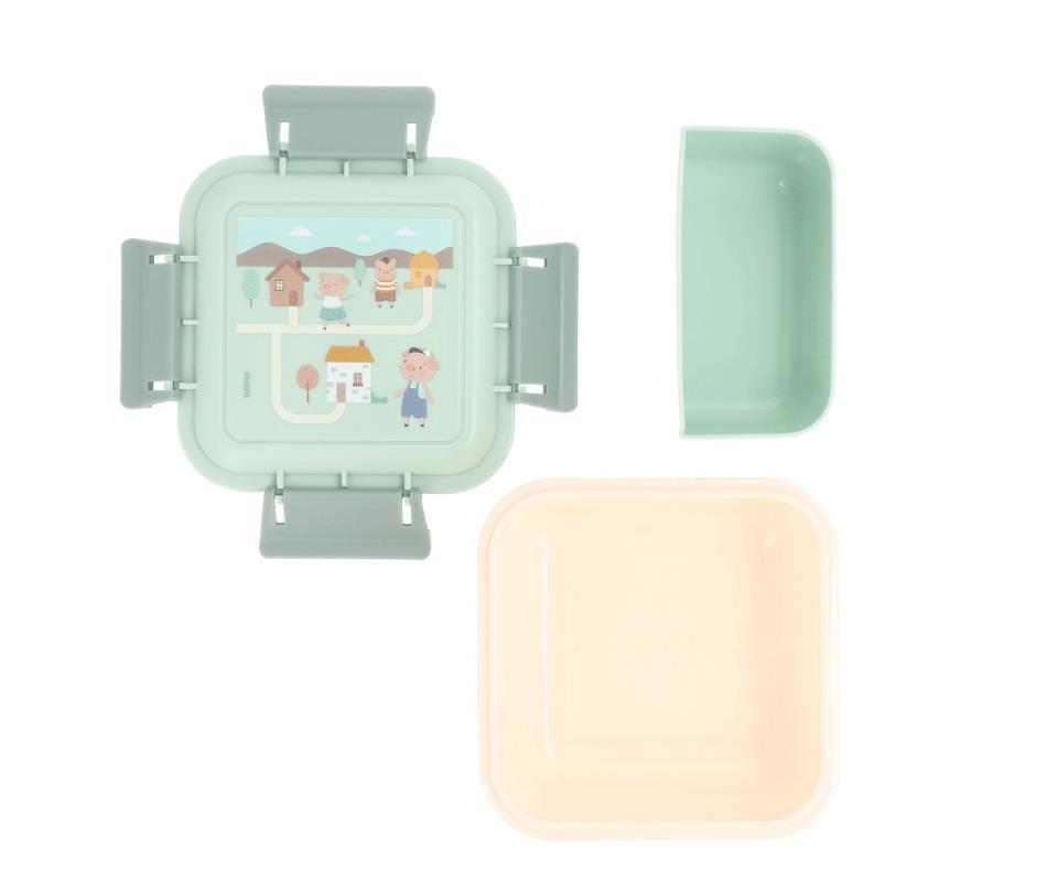 CAJA ALMUERZO GRANDE THE THREE LITTLE PIGS