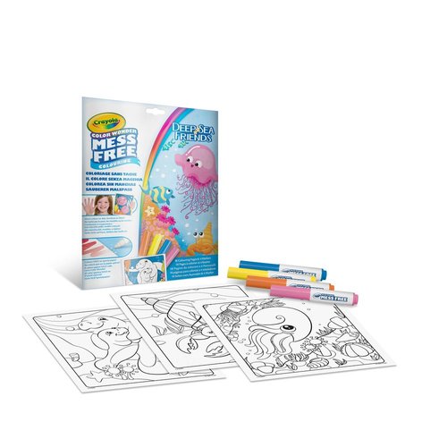 COLOREA SIN MANCHAS-COLOR WONDER AMIGOS DEL MAR