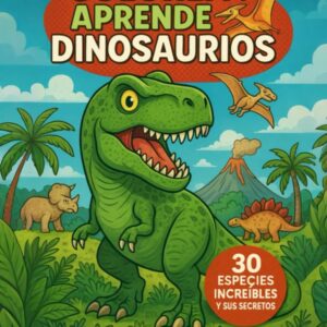 COLOREA Y APRENDE DINOSAURIOS