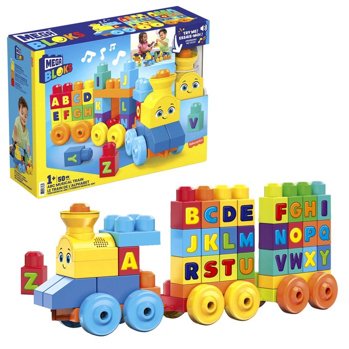 MEGA BLOKS TREN MUSICAL ABC