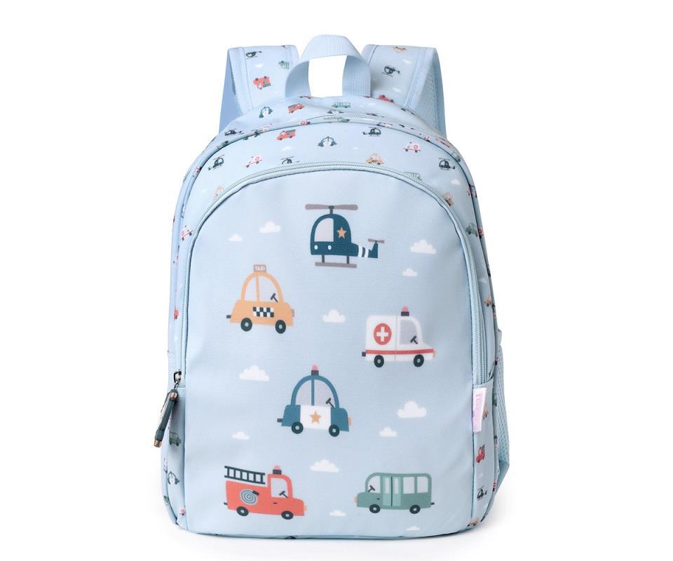 MOCHILA MEDIANA CITY CARS LLAVERO