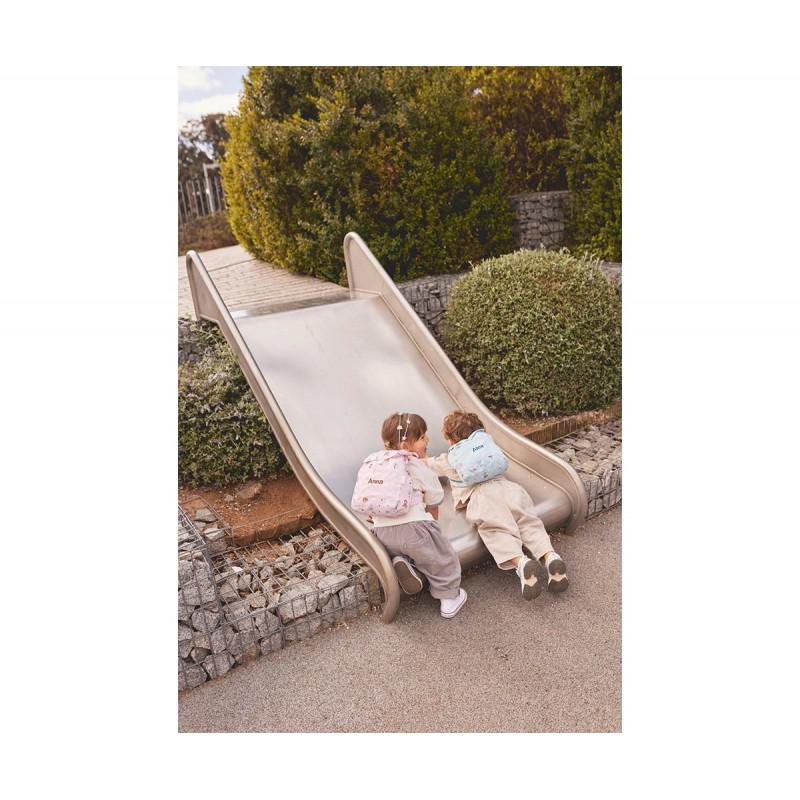 MOCHILA PEQUEÑA TELA FUNNY LETTERS