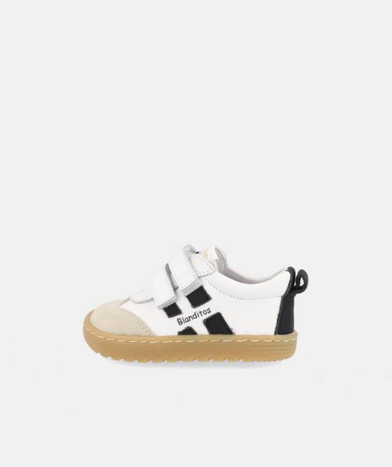 BLANDITOS ZAPATILLAS LISBOA BLANCO Y NEGRO