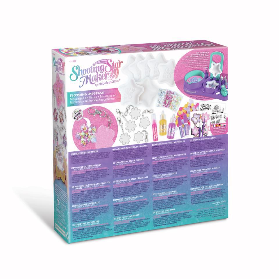 CREA ESTRELLAS FUGACES-LLAVERO DE FLORES