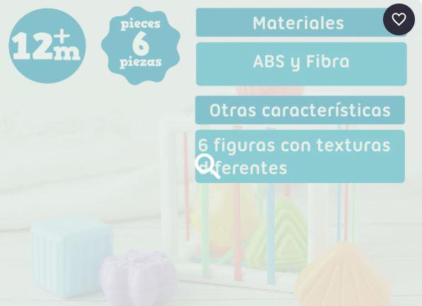 JUGUETE CUBO ACTIVIDADES 6 PIEZAS