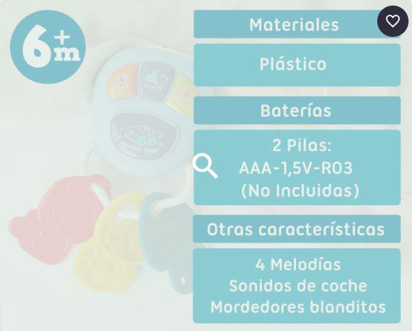 LLAVERO DE COCHE MUSICAL