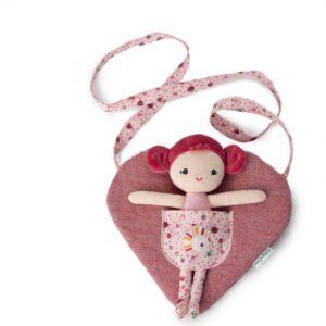 MUÑECA ALINE CON BOLSA EN FORMA DE 