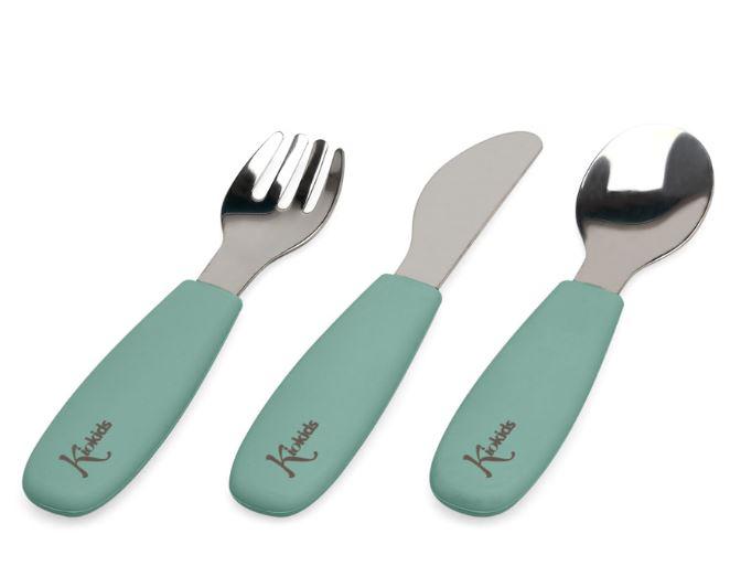 CUBIERTOS ACERO INOXIDABLE SILICONA SALVIA