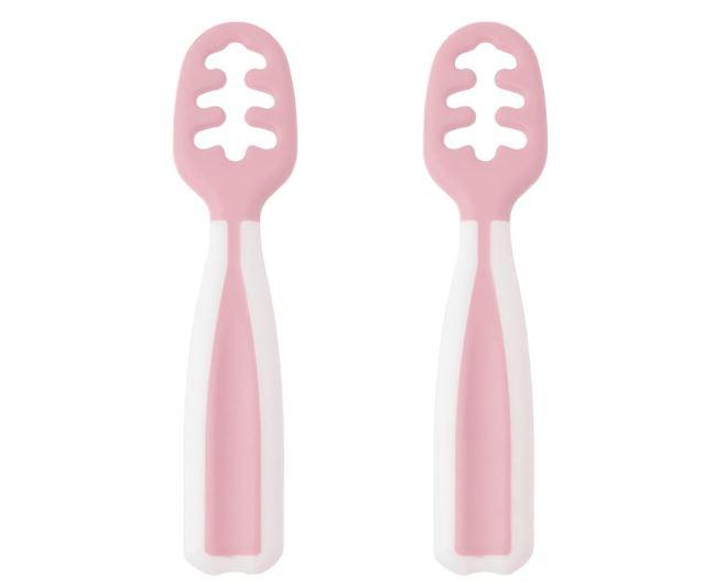 CUCHARA ROSA 2 PIEZAS APRENDIZAJE