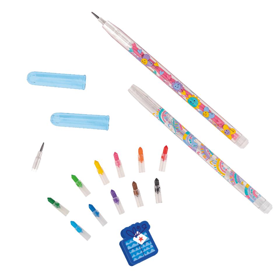 LAPICES APILABLES ARCOIRIS NAVIDAD