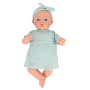 MUÑECO HELENA CON VESTIDO SAGE DOTS