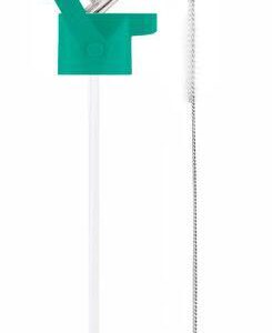TAPON KIDS CON PAJITA TEAL PARA BOTELLA ACERO COOL