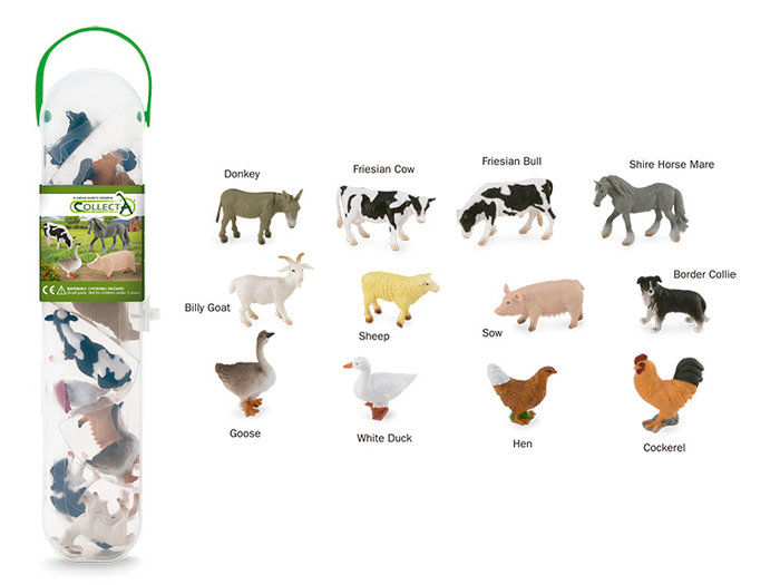 BOX DE ANIMALES DE LA GRANJA MINIS