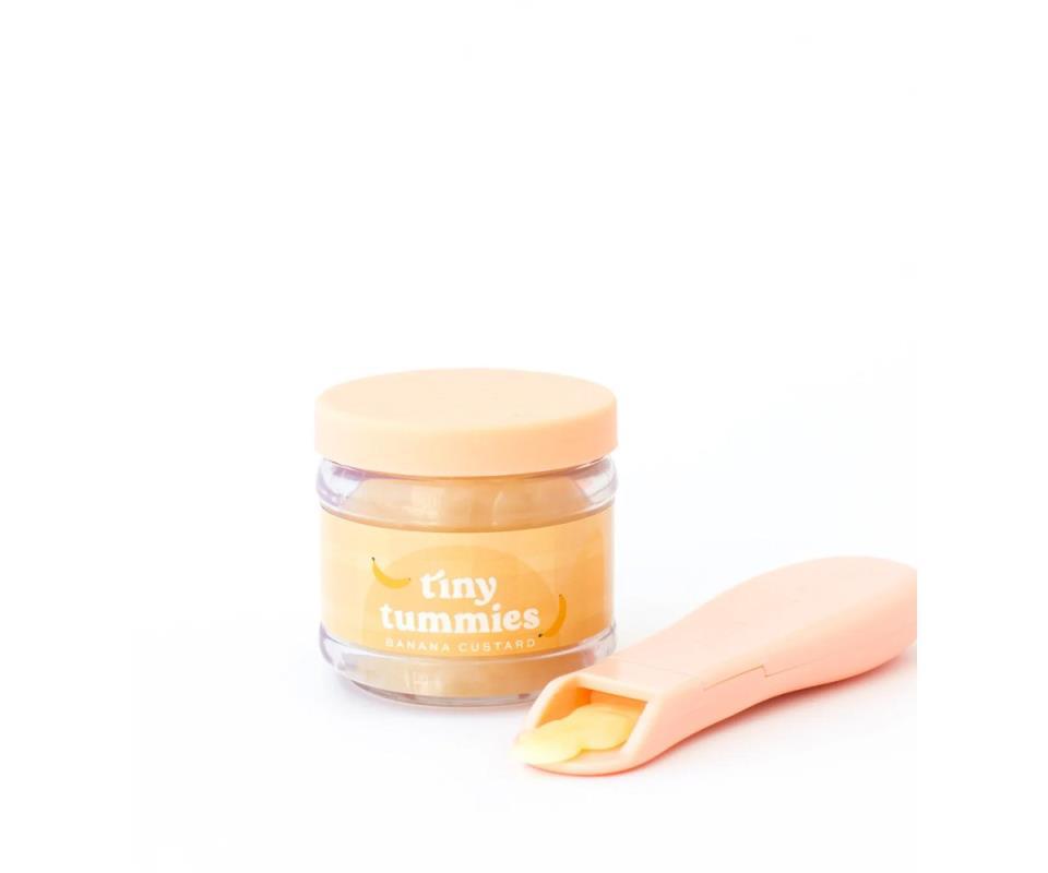 TINY HARLOW-POTITO Y CUCHARA PARA MUÑECOS PLATANO